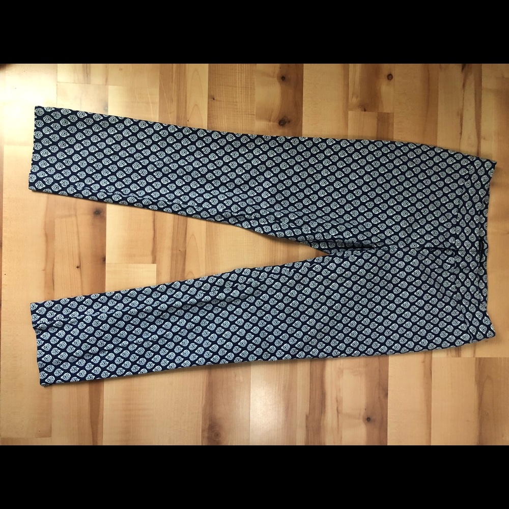 Tommy Hilfiger printed pants in navy